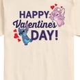 thumbnail image 3 of Lilo & Stitch - Happy Valentine's Day - Men's Short Sleeve Graphic T-Shirt, 3 of 5