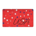 thumbnail image 5 of Bxaolu 4th of July Welcome-Doormat Independence-Day Outdoor-Entrance Mats Red-White-Blue American Flag Door Mat Non Slip Coir Front-Door Mat for Patriotic Home Decorations 16 x 24 Inch, 5 of 6