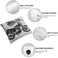thumbnail image 6 of Vintage Distressed Motorcycle Pillow Cover Throw Pillow Couch Cushion Bike Cool Pillowcase, 6 of 7