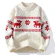 thumbnail image 2 of 2024 nuevo suéter de cachemira premium unisex de otoño e invierno con patrón de ciervos para el calor, suéter de Navidad coreano Harajuku, 2 of 5