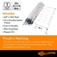 thumbnail image 2 of GALLAGHER 48” x 164’ Poultry Netting with Conductive Wires, 2 of 6