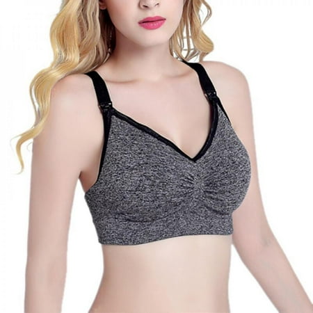 Plus size Nursing Bra Breast Feeding Maternity Wire free Bra Breastfeeding Push Up Pregnant Underwear Tank Top cross 78