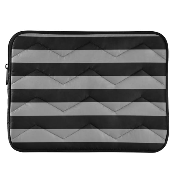ALAZA Gray Stripes Pattern Laptop Sleeve Case for 13-14 Inch Computer Cover Bag Medium
