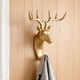 thumbnail image 4 of Ganchos decorativos de pared con forma de animales | Percheros modernos con forma de escultura para la entrada, el baño y el dormitorio., 4 of 7