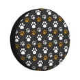 thumbnail image 1 of DouZhe Waterproof Spare Tire Cover, Animal Paw Print Graffiti Prints Adjustable Wheel Covers Fit for Jeep Trailer RV SUV Car, 15 inch, 1 of 7