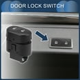 thumbnail image 2 of Interruptor de bloqueo de puerta de coche único para Chevrolet Malibu 2008 Negro 1 par, 2 of 6