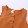 thumbnail image 4 of Esaierr Newborn Girls Boys Jumpsuit Sleeveless Crewneck Vest Crawl Suit 6-24M, 4 of 5