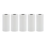 Thermal Paper, 5 Roll Strong Adhesive Multifunctional Thermal Printing Paper  for Diary Make Lists Take Notes