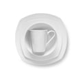 thumbnail image 6 of Stone Lain 32-Piece Bone China Square Dinnerware set, Elegant White Plates, Bowls, Mugs, Service for 8, 6 of 12