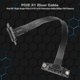thumbnail image 2 of Pcie X1 Riser Cable Dual Right Angle Pcie 3.0 X1 To X1 Extension Cable 8gbps Pci 1x Riser Card 20cm, 2 of 5