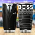 thumbnail image 2 of Boss Lady Mugs Stainless Steel Coffee Tumbler Bosses Cups Tumblers 20 Oz Wine Water Mug Funny Insulated Travel Cup Gifts For Women On Birthday Farewell Retirement Day, 2 of 6
