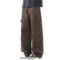 thumbnail image 2 of Baggy Cargo Pants Men Wide Leg Multi Pockets Soft Cargo Pants Durable Breathable Work Pants Casual Outdoor Work Streetwear Outfits Wear, 2 of 9