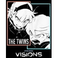 thumbnail image 2 of Boy's Star Wars: Visions The Twins Shout  Graphic Tee Black X Small, 2 of 5