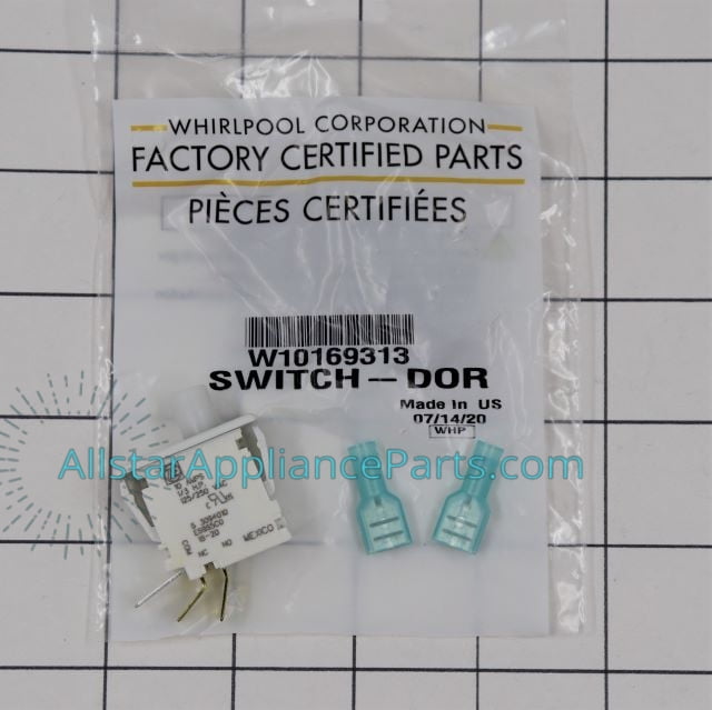 Whirlpool Dryer Door Switch W10169313