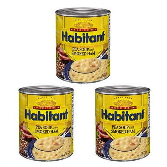 Habitant Pea Soup with Smoked Ham 796ml/28 fl. oz. 3-Pack