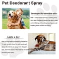 thumbnail image 3 of 50ML Pet Deodorant Spray Mild Natural Non-Irritating Nourishing Soothing Cat Dog Fresher Air Spray Pet Supplies, 3 of 5