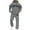 Light Gray, variant on MLQIDK 2 Piece Set Men's Track Suits Fleece Zip up Hoodie and Sweatpants Workout Gym Jogging Suit Lounge Outfit Casual Athletic Sweatsuits Big and Tall Winter Suit Sets White 3XL