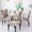 Style 27, variant on 6 Pcs/Set Soft Stretchable Dining Chair Covers with Printed Floral Patterns,Spandex Banquet Chair Seat Protector Slipcovers for Holiday Home Party, Hotel, Wedding Ceremony (Style 17)