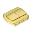 thumbnail image 6 of Uxcell Toggle Latch, 31mm Golden Decorative Hasp Suitcase Box Catch w Screws 4Pcs, 6 of 6