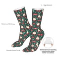 thumbnail image 4 of Uemuo Santa Claus for 16in Socks, Cotton Socks Sports Socks Knee High Socks Comfortable Socks For Men, Women, 4 of 7