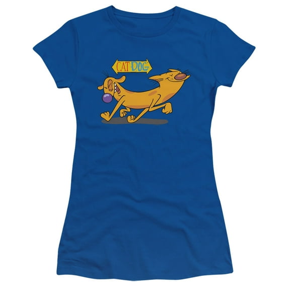 Catdog Happy Paws Juniors Sheer Fitted T Shirt