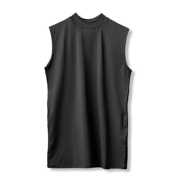 OmicGot Running Tank Tops Men Gym Clothing Compression Sleeveless Shirt  Fitness Tank Top Quick Dry Tight Bodybuilding Singlet Workout T-shirt 