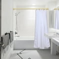 thumbnail image 2 of Utopia Alley Shower Rings, Double Shower Curtain Hooks for Bathroom, Rust Resistant Shower Curtain Hooks Rings, Crystal Design, Set of 12, Gold, 2 of 9