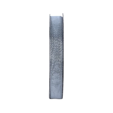 Gwen Studios 3/8" Metallic Silver Ribbon, 3 yards