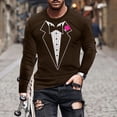 thumbnail image 1 of Blusas y camisas de manga larga y cuello redondo, camisetas casuales de moda para hombre, camisetas deportivas con estampado navideño, camisetas de manga larga, blusas de manga larga y cuello redondo,, 1 of 4