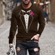 thumbnail image 1 of Blusas y camisas de manga larga y cuello redondo, camisetas casuales de moda para hombre, camisetas deportivas con estampado navideño, camisetas de manga larga, blusas de manga larga y cuello redondo,, 1 of 4