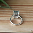thumbnail image 3 of Mystic Topaz Ring, 925 Silver Ring, Rainbow Gemstone Ring, Emerald Cut Ring, Iridescent Crystal Ring, Prism Ring, Cocktail Ring, Boho Ring, 3 of 5