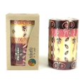thumbnail image 1 of Nobunto PCGB3HAL-595678 Handmade & Fair Trade Hand Painted Candle - Halisi Design, 1 of 2
