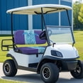 thumbnail image 5 of Pzuqiu 2-Piece Sea Turtle Golf Cart Seat Covers - Breathable Washable Protective Set for 2-Seater Golf Carts, 5 of 10