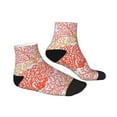 thumbnail image 3 of Bingfone Corals Design Patterned Men'S Women'S Casual Cotton Socks, 3 of 9