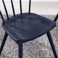 thumbnail image 3 of Side Dining Chair, Blue, Wood, Modern Contemporary Farmhouse Coastal, Kitchen Room Cafe Bistro Restaurant Hospitality, 3 of 8