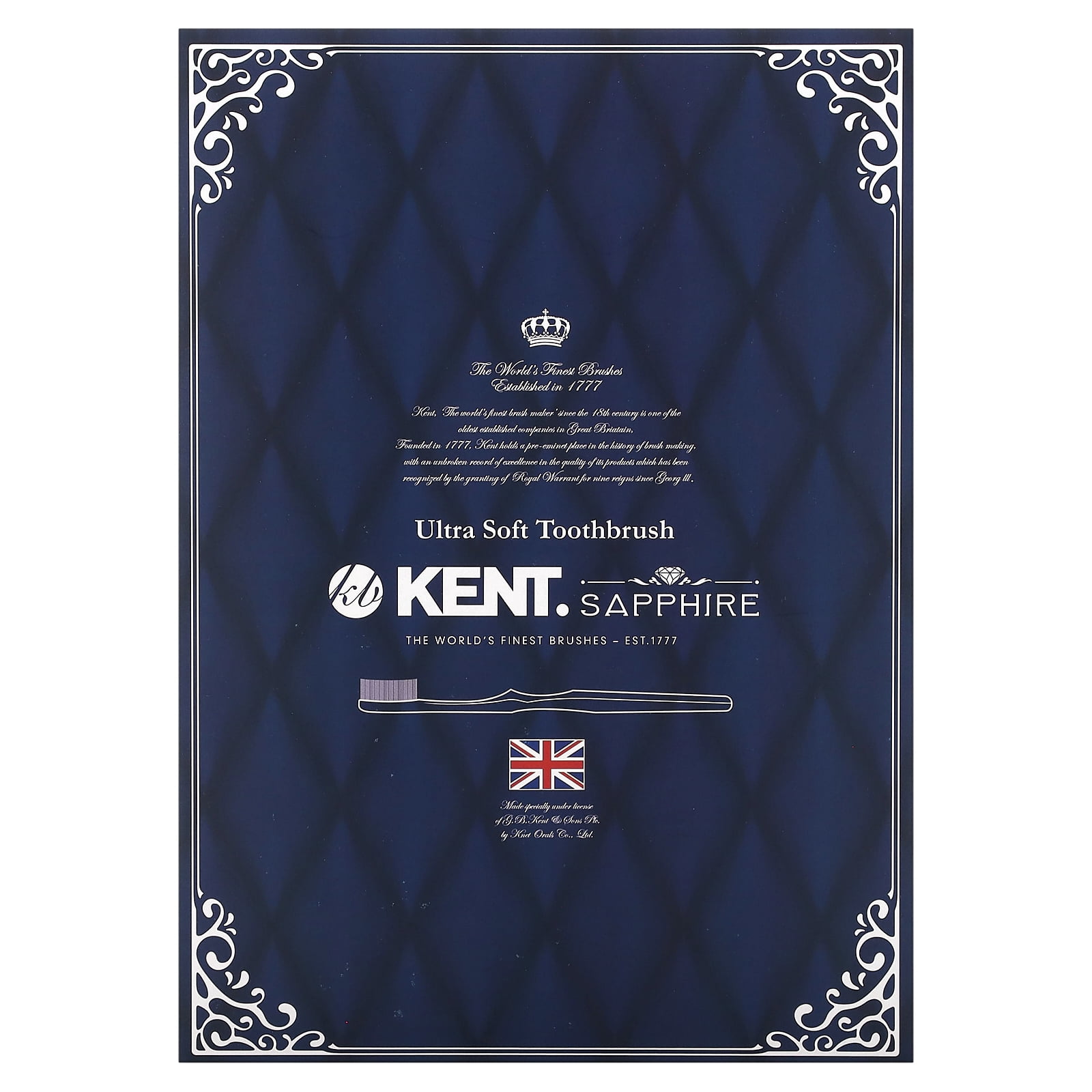 Kent Ultra Soft Tootbrush, Sapphire, 5 Toothbrushes