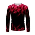 thumbnail image 6 of Patlollav Mens Tops Unisex Daily T Shirt 3D Print Long Sleeve Blouses, 6 of 6