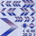 thumbnail image 1 of Ahgly Company Machine Washable Indoor Square Transitional Heavenly Blue Area Rugs, 8' Square, 1 of 7