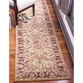 thumbnail image 1 of Unique Loom Voyage Collection Traditional Oriental Classic Runner Rug, 2 Feet 7 Inch x 10 Feet, Gold/Brown, 1 of 5