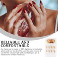 thumbnail image 3 of False Nail Removable Wearable Simple to Adjustable and Charming Tips Apply Smooth Surface Various Shapes Fake Fingernail Strong Viscosity Charming Paster 4, 3 of 7