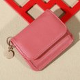 thumbnail image 2 of Women's Leather Coin Purse, Compact Wallet for Cash/Cards, Fashionable Zippered Pocket Organizer, 2 of 2