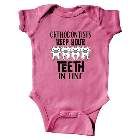 

Inktastic Funny Orthodontist Dental Quote Gift Baby Boy or Baby Girl Bodysuit