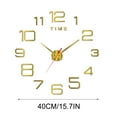 thumbnail image 3 of Fiudx Reloj de Pared Diy Sin Marco, Diseño de Espejo Grande, Pegatinas Autoadhesivas, Decoración Moderna para El Hogar y La Oficina, Fácil Instalación, 40 Cm de Diámetro, Elegante Idea de Regalo, Núm, 3 of 6