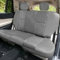 thumbnail image 2 of FH Group Universal PU Leather Seat Covers For Car Truck SUV Van - Solid Rear Bench Solid Gray, 2 of 5