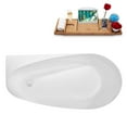thumbnail image 3 of 59" Streamline N2080WH Freestanding Tub and Tray With Internal Drain, 3 of 8