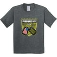 thumbnail image 3 of Inktastic Proud Military Son Boys Camo Flag Youth T-Shirt, 3 of 5