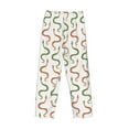 thumbnail image 5 of Xecao Hand Drawn Snake Men's Straight Lounge Pajama Pants: The Ultimate in Comfortable Sleepwear, 5 of 9