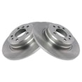 thumbnail image 2 of TRQ Rear Brake Rotors Set Solid Fits Select 1995-2001 BMW 740i 1994-2001 740iL 1993-1997 850Ci 1994-1995 850CSi 1991-1992 850i, 2 of 5