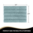 thumbnail image 2 of PrimeBeau Microfiber Non Slip Mat Anti-Slip Bath Mat, 20 x 32 Inch, Aqua Color, 2 of 8