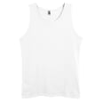 thumbnail image 4 of Mato & Hash Mens 100% Cotton Tank Top Shirt - White CA6100 XL, 4 of 4